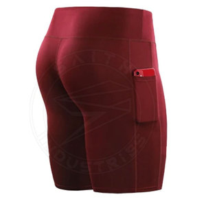 Bermuda de compression moyen pour hommes, logo personnalisé, motif solide, décontracté, fitness, toile respirante, short de course, quantité minimale de commande bas - Product Image 6