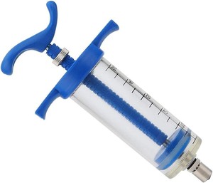 กระบอกฉีดยาแพะพลาสติกขนาด50มล. ปรับขนาดได้3หัวฉีดแบบใช้ซ้ำได้แกะแกะแพะม้าหมู - Product Image 6