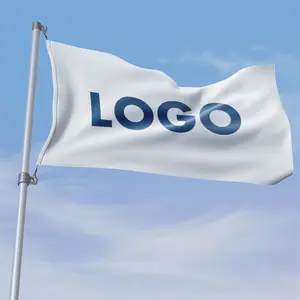 Envíe su muestra Bandera de promoción personalizada 3x5ft sublimación personalizada logotipo en blanco banner cualquier diseño al aire libre bandera voladora 3x5 bandera personalizada