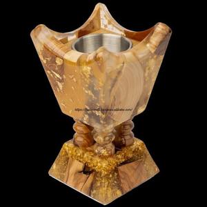Brûleur d'encens en résine Faizacraft, bois et résine, porte-bakhoor, parfum d'oud arabe, encens Madhkan pour la maison, pour le Ramadan-Eid - Product Image 5