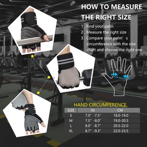 New Design Custom Logo Sport Gym Fitness Gloves for Weightlifting Professional Anti <b>Slip</b> Workout Training Gloves - Product Image 6