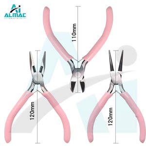 Juego de 9 Alicates de punta de acero al carbono ALMAC con Mango antideslizante para joyería DIY bobinado manual para uso doméstico - Product Image 6