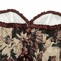 Vintage Korsett Tops für Frauen plus Größe sexy Overbust Shape wear Neueste Ausgabe moderne Borcade Korsett für Frauen