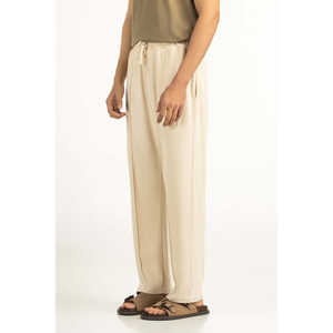 Pantalones Casuales de Negocios MN-KTRC-SS26-001-D con Cintura Elástica, Cierres Decorativos, Ligeros, con Patrón de Lavado de Color Disponible en Tallas XL y 3XL - Product Image 5