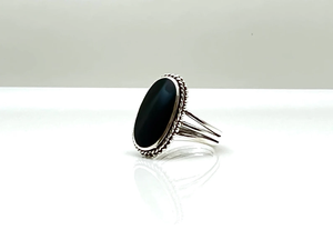 925 Sterling Silver Black Onyx Gemstone Wedding <b>Ring</b> <b>for</b> <b>Women</b> Oval Cut Diamond <b>Statement</b> Designer <b>Ring</b> Gift - Product Image 3