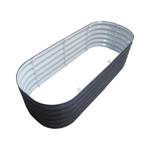 Jardinière galvanisée pour des thèmes de décoration naturels, offrant une résistance élevée grâce à une base en alliage durci. - Product Image 4