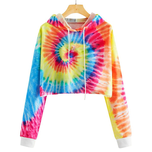 <b>Women's</b> 380g Knitted Fleece Pullover Crop Top <b>Long</b> Sleeved Hooded <b>Sweatshirt</b> High Quality Sport Winter Hoodie Hot - Product Image 4