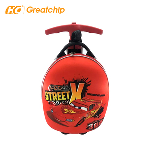 Set di Valigie Rigide con Etichetta per Bagagli, Trolley da Viaggio 20 Pollici, Valigia Scooter per Bambini - Product Image 4