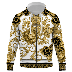 Sweat-shirt à capuche zippé unisexe 100% polyester Coupe régulière Uni Impression de logo par sublimation personnalisée Vêtements d'hiver - Product Image 6