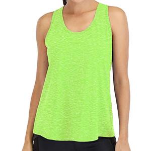 Débardeurs pour femmes Débardeurs respirants et fins Débardeurs amples décontractés de taille personnalisée Débardeur pour femmes teint en plaine - Product Image 1