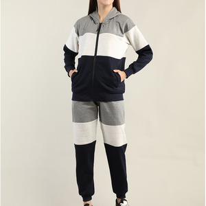 2024 nuevo Otoño Invierno suéter de cuello alto conjunto de pantalones de punto mujeres ajuste holgado patrón sólido Casual pulóver chándales de lana - Product Image 5