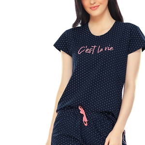 ชุดเสื้อยืดแขนสั้นผ้าฝ้ายลำลองสำหรับผู้หญิง ขายดีที่สุด เนื้อผ้าเบาสบาย เหมาะสำหรับฤดูหนาว เป็นมิตรกับสิ่งแวดล้อม ระบายอากาศได้ดี ใส่ได้ทุกวัน - Product Image 1