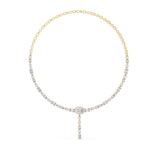 Collier en diamant CVD cultivé en laboratoire 14,27 CT VVS-VS EF, or 18 carats, 14 carats, or rose, or jaune, or blanc, bijoux fins de luxe - Product Image 2
