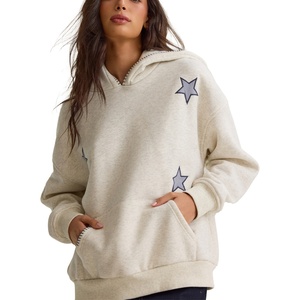 Sweat à capuche unisexe en molleton 100% coton de haute qualité avec logo et couleur personnalisés Wild Spirit, patch brodé, marque privée - Product Image 1