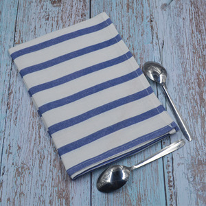 100% Linen Tea <b>Towel</b> Set Soft and Comfy Fabric Digital Stripe Printing <b>Kitchen</b> <b>Hand</b> <b>Towels</b> - Product Image 2