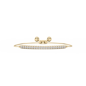 Adjustable Bolo <b>Bracelet</b> With 2.0 Ctw Round Cut Lab Grown Igi And Gia Certified Diamond 14k Pure Solid Real Gold For Women - Product Image 2