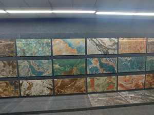 กระเบื้องหินธรรมชาติเคลือบเงาแบบเต็มขนาด600x1200มม. กระเบื้องเซรามิกพอร์ซเลนกลางแจ้งสำเนียงกระเบื้องขนาด600x1200มม. - Product Image 3