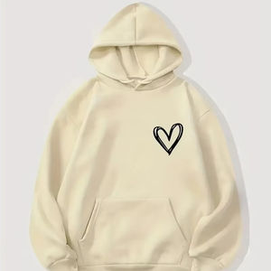 Venta al por mayor de Sudadera con capucha de lana de peso pesado de algodón de los hombres de gran tamaño personalizado Sudadera con capucha de lana barato Pullover Casual Wear Sudadera con capucha y sudaderas - Product Image 1