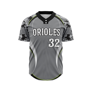 Maillot de baseball premium sublimé à deux boutons personnalisé votre logo numéro de nom d'équipe vêtements de sport respirants de haute qualité - Product Image 1