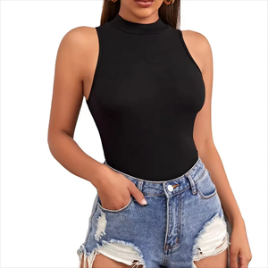 Women Summer Tank <b>Top</b> New Style Round <b>Neck</b> Short Sleeve Short Tank <b>Top</b> Casual for Women - Product Image 5