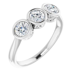 925 Sterling Silver Vintage Wedding Eternity Band Cut Zircon Embedded Luxury Three Stone Open <b>Toe</b> <b>Ring</b> Fashion Jewelry for Women - Product Image 3