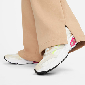 Women's High Waisted Long Straight Flare Sweat Pants Wholesale Cotton Streetwear Opt for OEM <b>White</b> Color for Winter - Product Image 6