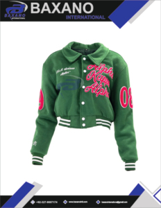 Alfa |   Kapa |   Chaqueta Universitaria Alpha Sorority, Elegante, Cuello Alto, Logotipo Bordado, Ropa de Sororidad, Logotipo Personalizado AKA Sorority - Product Image 4