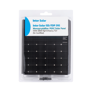 Panneau solaire monocristallin PERC de type N Inter Solar ISS-TOP 595 550W-600W Haute efficacité Certifié TUV - Product Image 2