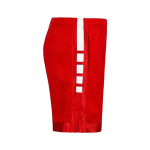 กางเกงขาสั้นเล่นบาสเก็ตบอลสำหรับออกกำลังกายในยิมของผู้ชายแห้งเร็ววัสดุตาข่ายแบบเชือกกลางผูกฉลากส่วนตัว - Product Image 1