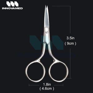 Ciseaux à sourcils en acier personnalisés de tailles différentes durables de qualité des Highlands bon fournisseur OEM ODM Service - Product Image 6