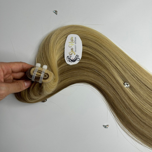 Sun Hair Company 822 Sutle Highlight Straight Double Drawn Virgin Paquetes de trama de cabello humano vietnamita Extensiones de cabello humano - Product Image 4