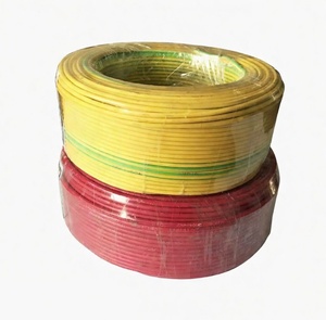 Câble électrique plat flexible en cuivre isolé PVC 2,5 mm 1,5 mm 100 m/rouleau pour usage domestique, câble d'alimentation solide IP44 BV/BVV - Product Image 2