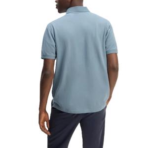 Haute qualité professionnel 100% coton hommes pour polo couleur unie personnalisé Premium vente tissu tricoté - Product Image 2