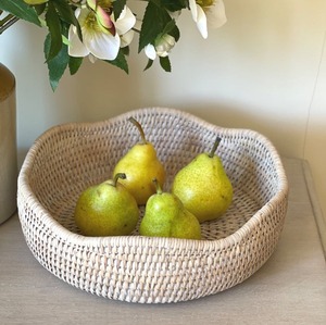 ตะกร้าหวายสานทรงหอยเชลล์ประดับอาหารธรรมชาติเป็นมิตรต่อสิ่งแวดล้อมสินค้าจากเวียดนาม - Product Image 4