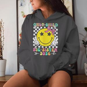 Sweat à Capuche Classique Surdimensionné pour Femme, Anti-Rides et Respirant, Épaule Goutte, Épaule Graphique, Fermeture Éclair - Product Image 4