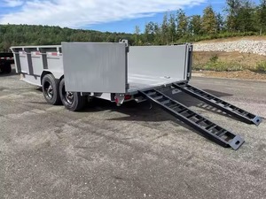 Remorque à benne basculante bon marché 7x20 remorque à benne basculante machines agricoles à vendre - Product Image 3