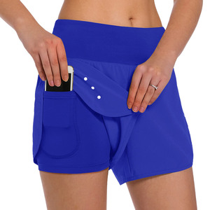 Pantalones cortos deportivos de cintura alta para mujer, calidad superior, ligeros, antiarrugas, gran oferta, últimos diseños, tarifa barata - Product Image 1