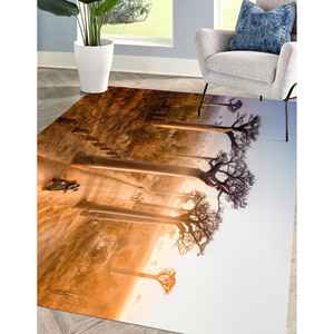 Alfombras con diseño de árboles de Baobab, alfombra con diseño de árbol, alfombra con paisaje de Madagascar, alfombra estampada, alfombra suave no tejida - Product Image 3