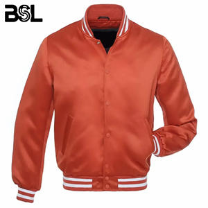 Personalized Satin Baseball Jacket | Custom Embroidered Varsity College Jacket | Streetwear Winter Jacket Wholesale - Product Image 1
