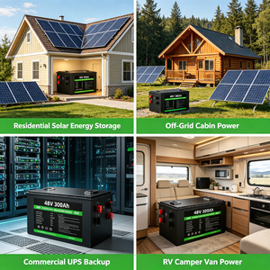 48V 300Ah LiFePO4电池 15.36kWh 深循环磷酸铁锂电池，用于太阳能存储、房车、船用、离网系统 - Product Image 5