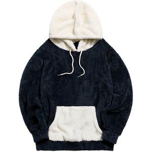 New Design <b>Men</b> Lined Breathable <b>Sherpa</b> <b>Fleece</b> Lightweight Anti-Bacterial Eco-Friendly Winter Hoodies Made in Pakistan - Product Image 2