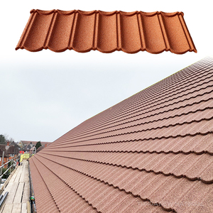 Tejas Metálicas con Recubrimiento de Piedra Tipo Bond, Resistentes a la Intemperie, Tejas de Acero Coloridas para Techos de Edificios Residenciales en África - Product Image 6