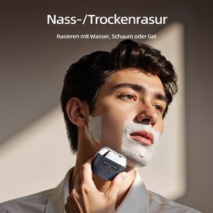 Mini Afeitadora Eléctrica para Hombre, Cuchillas Flotantes Dobles, Resistente al Agua IPX7, USB-C, Lavable, para un Afeitado Suave - Product Image 5