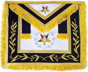 Insigne de Patron digne de l'OES, de luxe, brodé à la main, pour régalia maçonnique, à coudre, en tissu, type autre, origine importée - Product Image 1