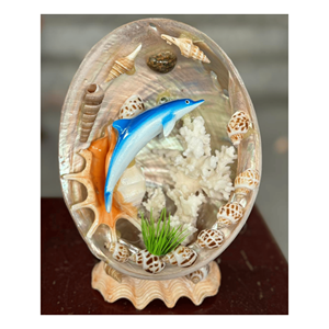 Ensemble d'ornements côtiers en coquillages, matériau : coquillages marins ; usage : décoration de villégiature ; origine : fabricants expérimentés du Vietnam - Product Image 3