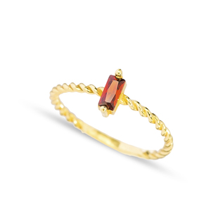 Elegant Design <b>Garnet</b> Stone Band <b>Ring</b> Shape Trendy Handmade Turkish Wholesale 925 Sterling Silver Jewelry - Product Image 1