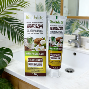 Best <strong>Teeth</strong> Whitening Bad Breath Anti Plaque <strong>Tooth</strong> <strong>Paste</strong> 3% HP Nano Toothpaste Private Label Wholesale <strong>Coconut</strong> Toothpaste - Product Image 1