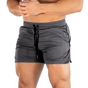 Shorts de sport pour hommes avec poches zippées, polyester et élasthanne, légers, pour la course à pied - Product Image 3