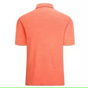 Vente chaude T-shirt polo à manches courtes adapté au logo personnalisé Polo respirant pour hommes Chemises polo grande taille pour hommes - Product Image 3
