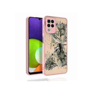 Funda de Silicona Brillante de Lujo Serie TNKV Nora para Samsung Galaxy M22 12Promax A55 con Protección de Cámara Estampada y Electrochapado - Product Image 2
